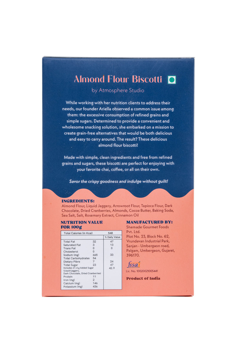Dark Chocolate Sea Salt Biscotti