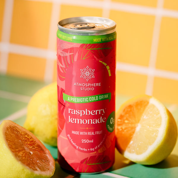 Raspberry Lemonade Prebiotic Soda