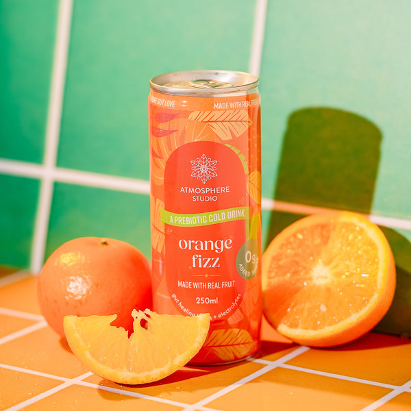 Orange Fizz Prebiotic Soda