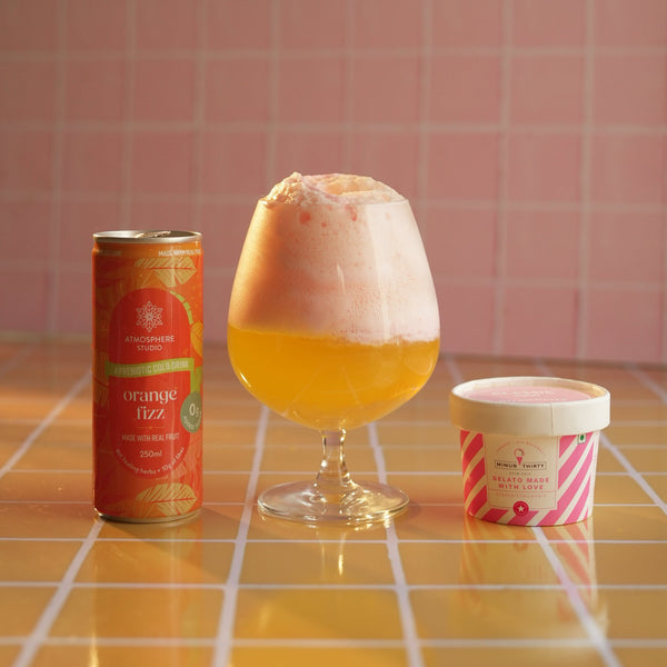 Orange Fizz × Strawberry (Vegan, Sugar-Free)
