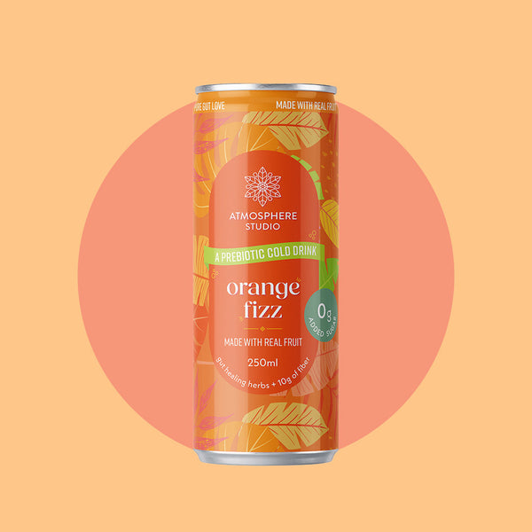 Orange Fizz Prebiotic Soda
