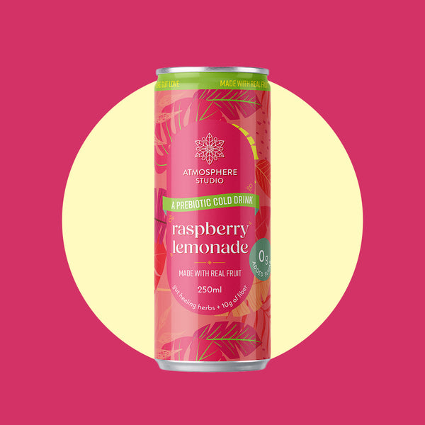 Raspberry Lemonade Prebiotic Soda