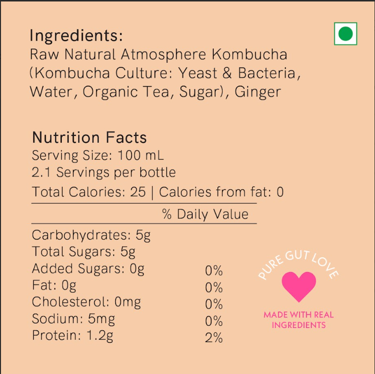 Spicy Ginger Kombucha