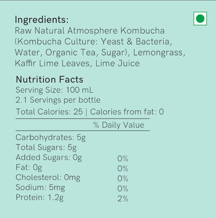 Exotic Lime Kombucha
