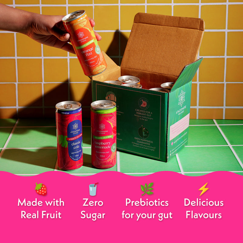 Raspberry Lemonade Prebiotic Soda